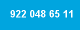 922 048 65 11 922 048 65 11